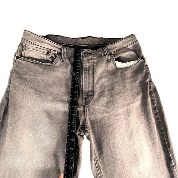 Rare Blank Tab Levis 541 Athletic Fit Stretch Jeans Color Faded Gray Size 38x34 - Picture 3 of 9